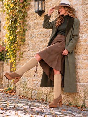 8 Pierre Hardy Pony Hair Suede Platform Boots Tan Camel, Iconic, Authentic, Rare